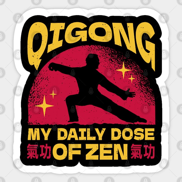 Daily Zen Qigong Mantra Sticker by Life2LiveDesign
